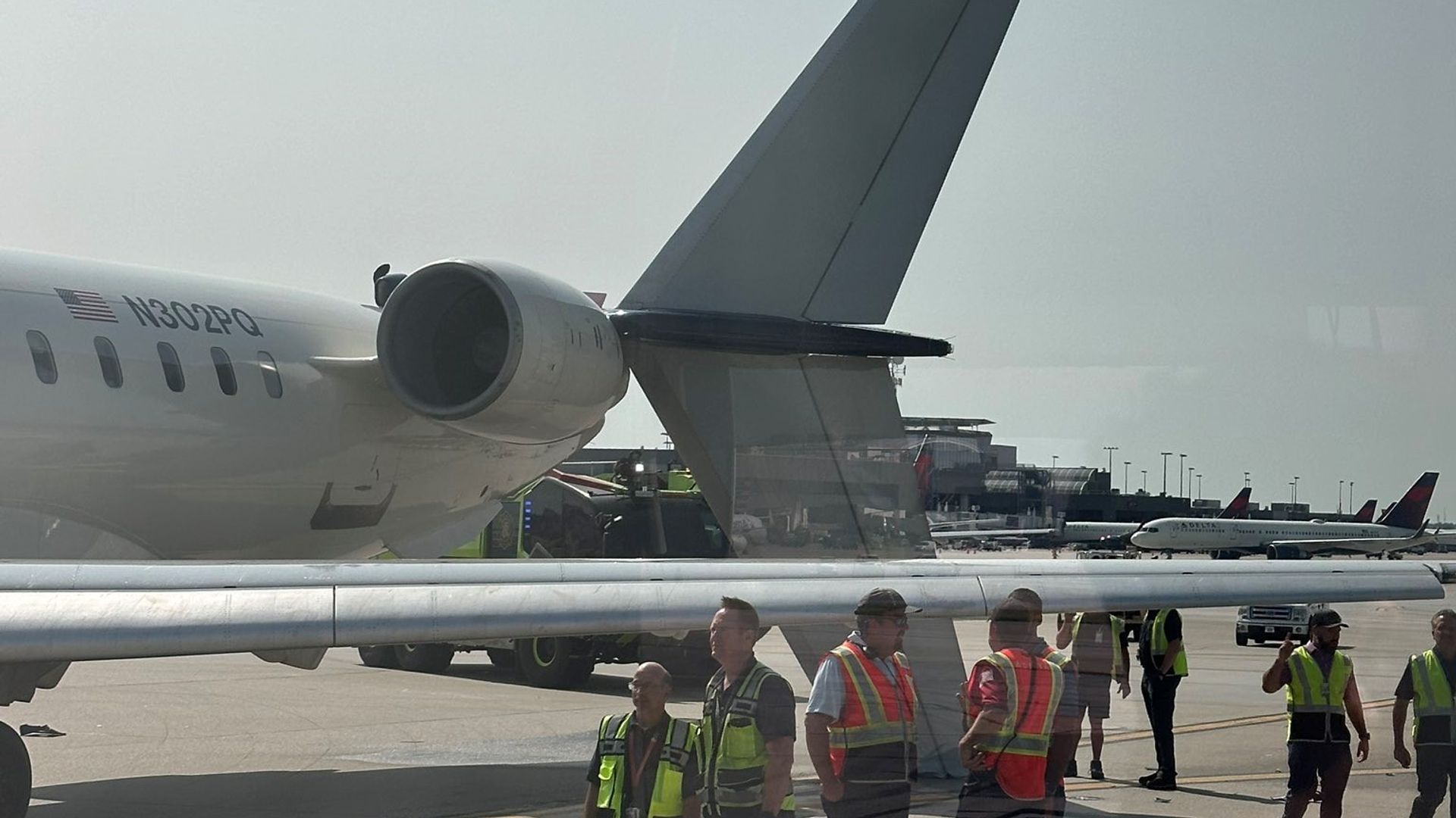 Two planes collide at US airport