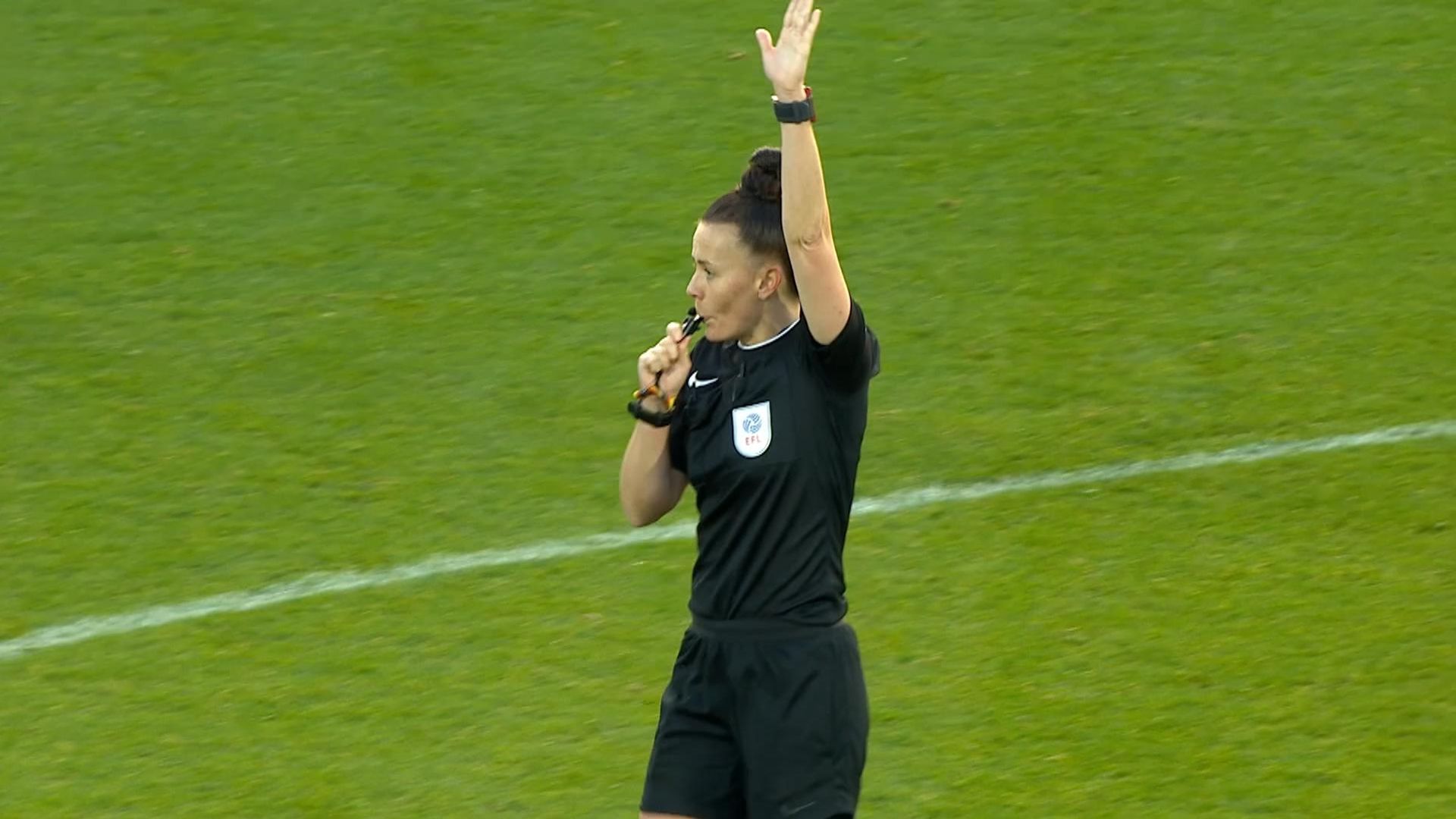 ‘I used to hate that word trailblazer’: Premier League’s first female ref reflects on 14-year career