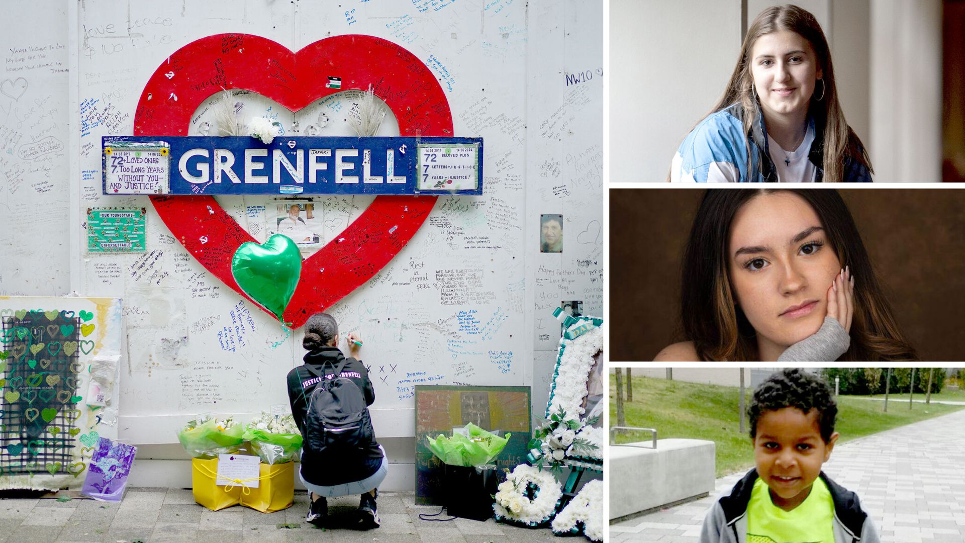 ‘I feel guilty that I’m here living’: The Grenfell children who survived the blaze