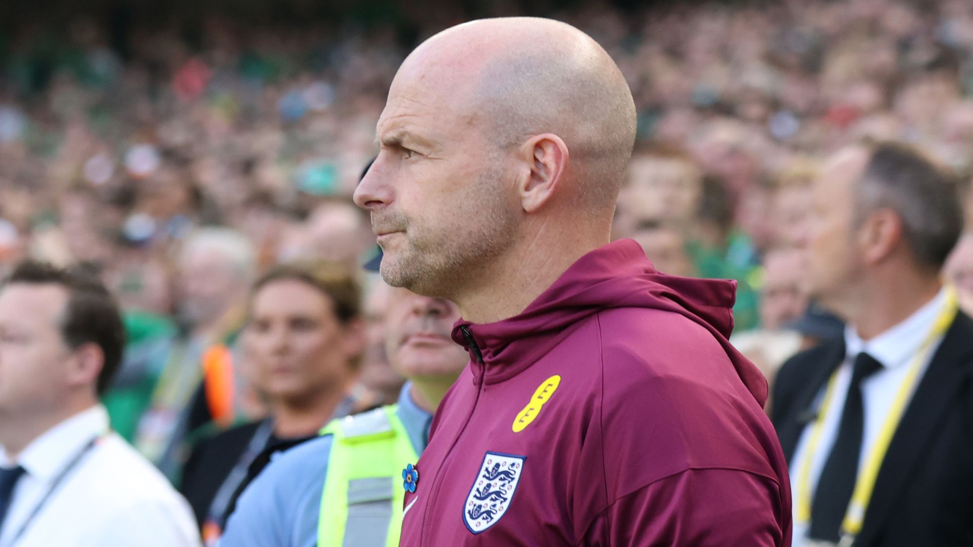 England interim manager wins first game in charge – after national anthem row