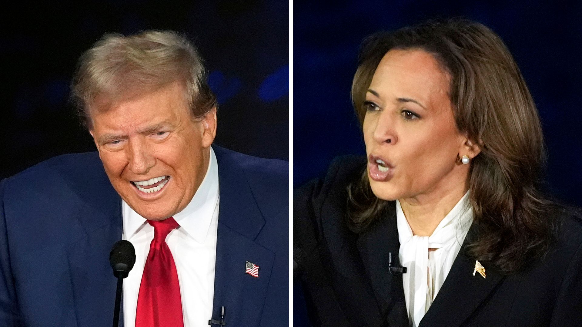 Harris tells Trump ‘Putin would eat you for lunch’ as presidential candidates clash in TV debate