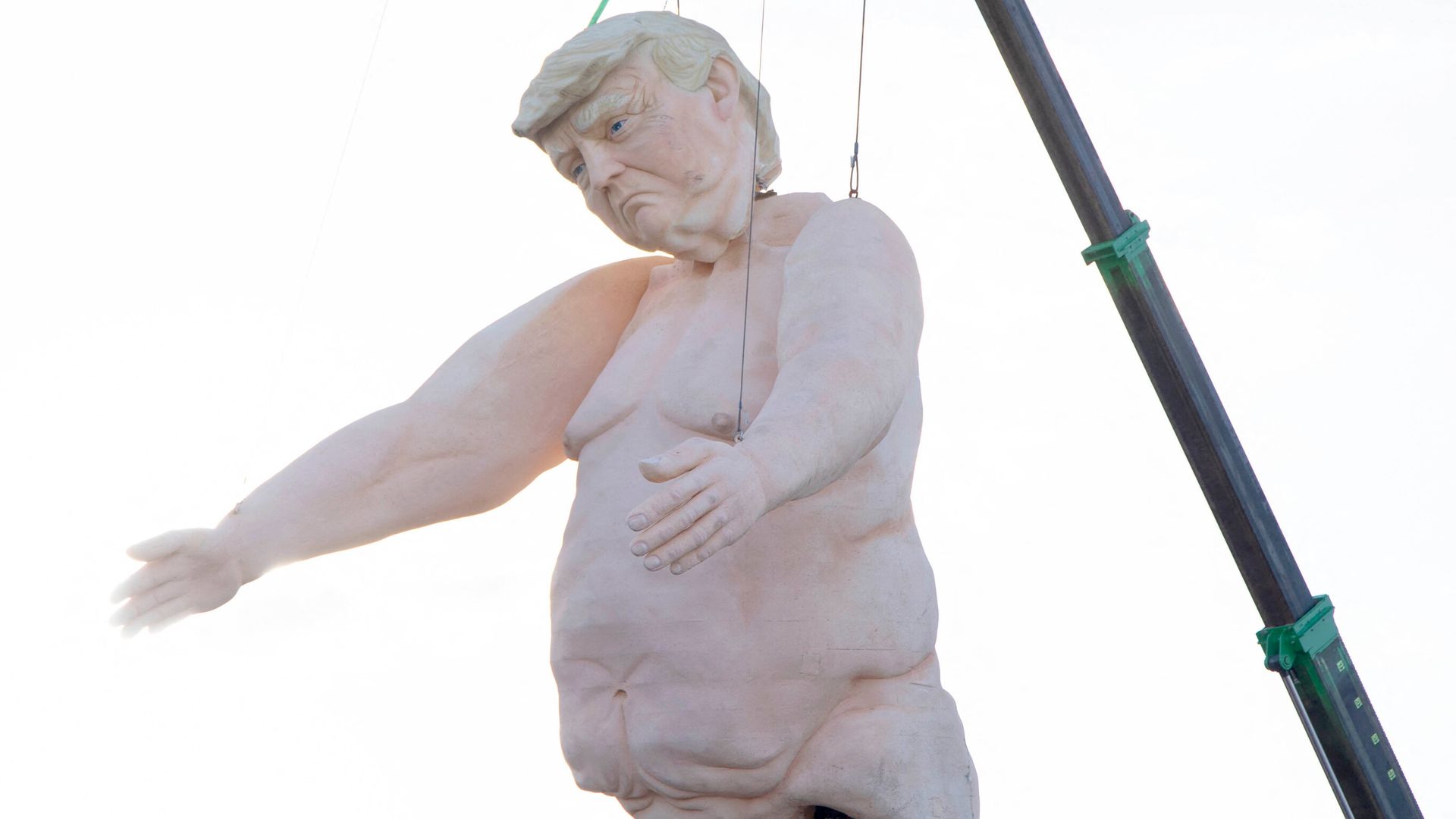 Naked Trump statue branded ‘deplorable’