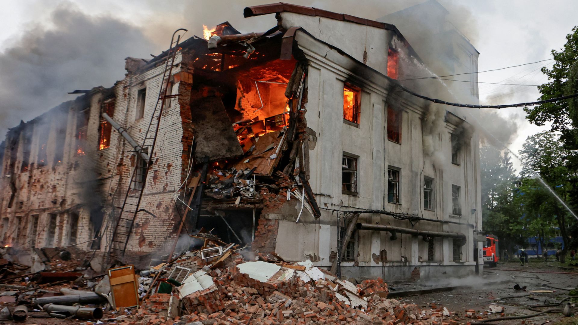 Deadly Russian strikes condemned as ‘savage’ – as dozens more injured in Ukrainian city