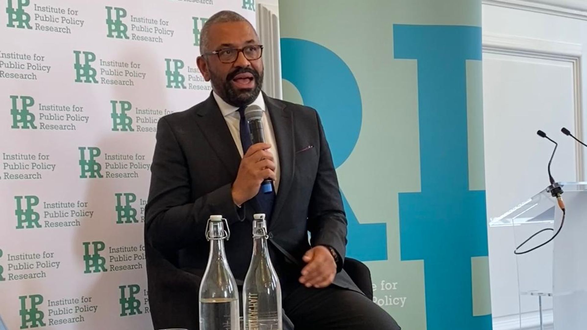 James Cleverly diverges from Badenoch’s ECHR stance – and leaves door open for leadership bid